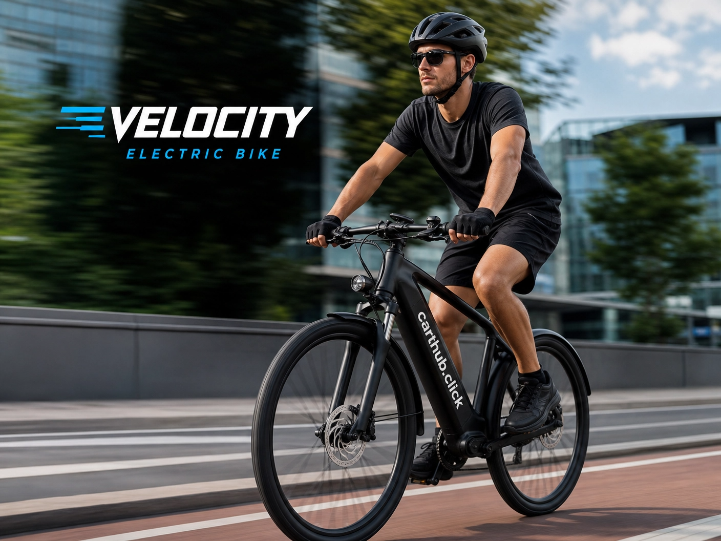 Velocity Electric Bike Rider